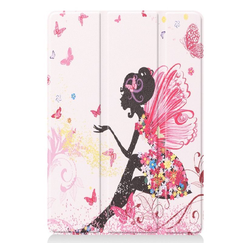 Chytré Pouzdro Ipad 102" (2019) Květinová Pohádková Umělá Kůže