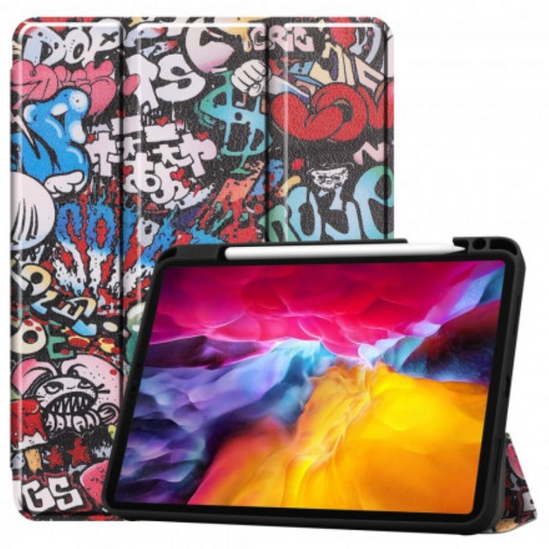 Chytré Pouzdro Ipad Pro 11" (2021) Držák Graffiti Pera
