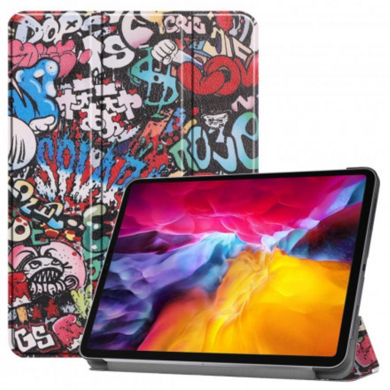 Chytré Pouzdro Ipad Pro 11" (2021) Držák Graffiti Pera