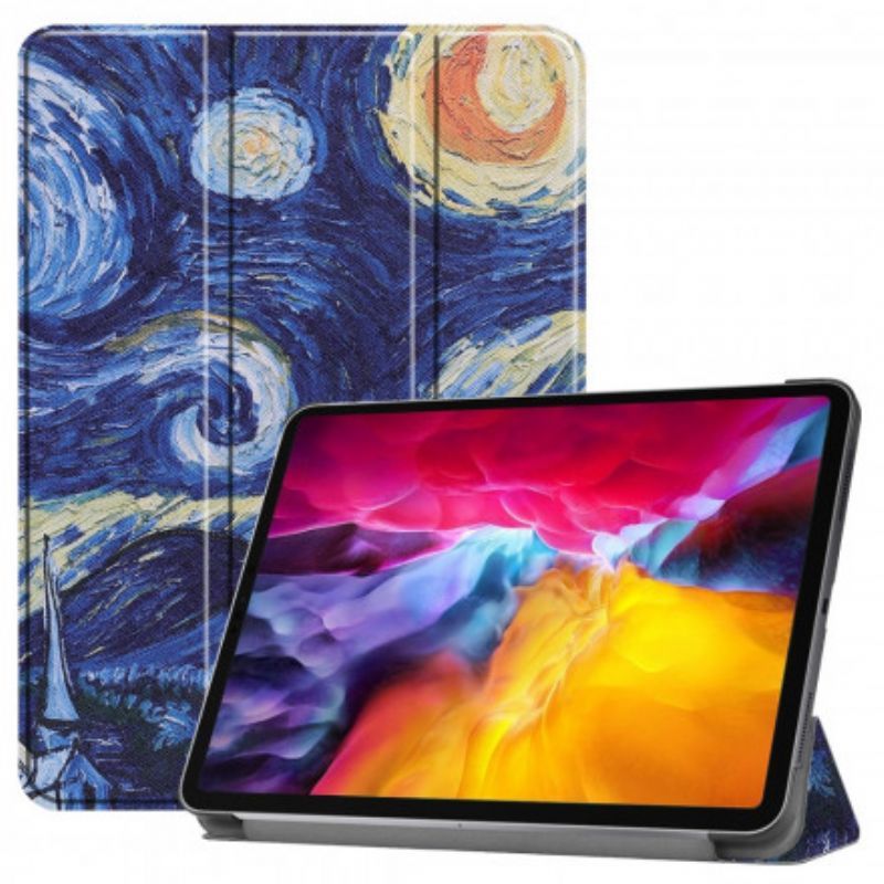 Chytré Pouzdro Ipad Pro 11" (2021) Hvězdný Noční Držák Stylusu