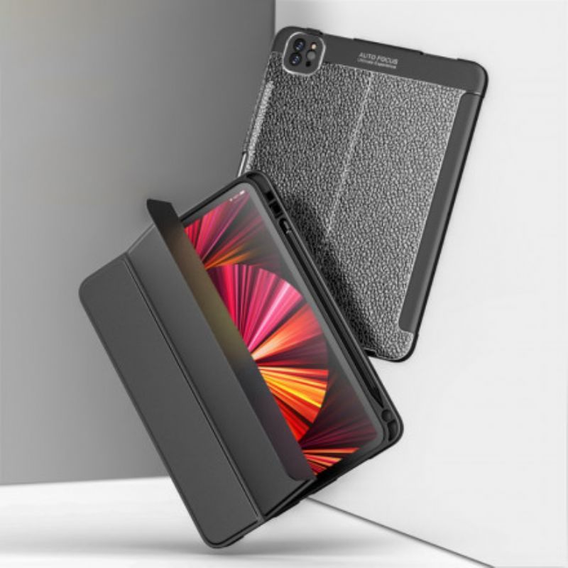 Chytré Pouzdro Ipad Pro 11" (2021) Liči Z Umělé Kůže