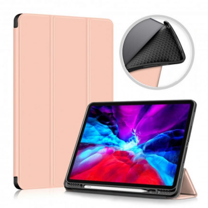Chytré Pouzdro Ipad Pro 129" (2021) (2020) Tři Chlopně Držáku Stylusu