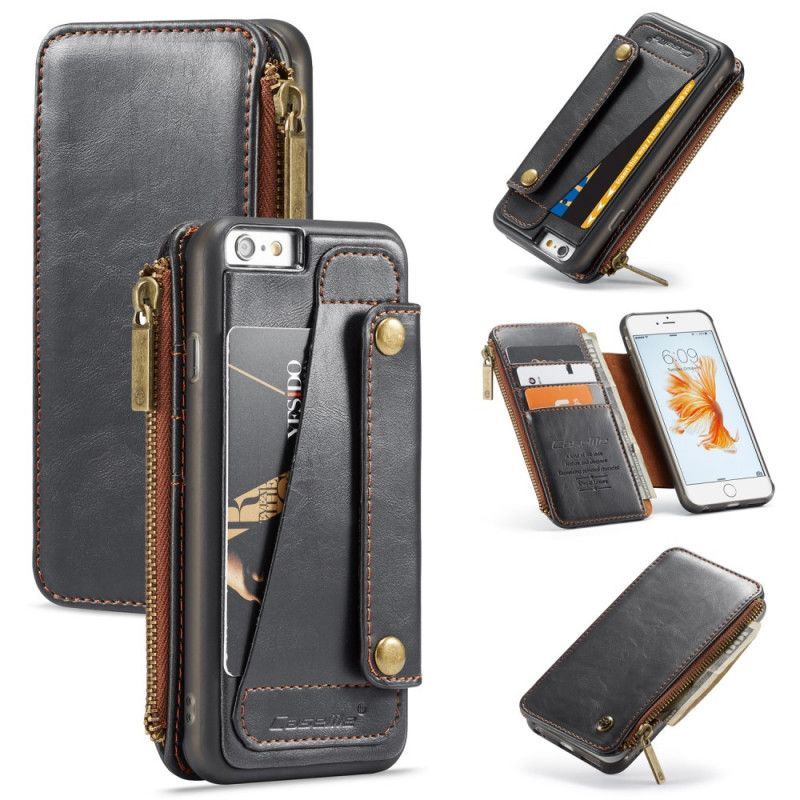 Flip Cover Iphone 6/6s Caseme Peněženka A Odnímatelná Skořepina