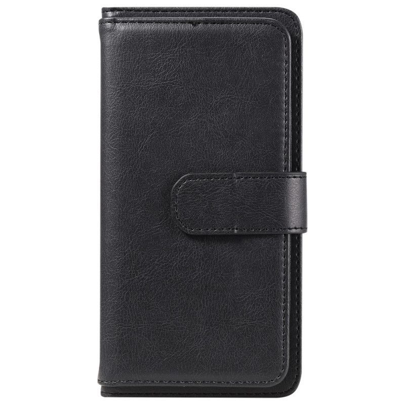 Flipové Pouzdro Iphone 12 / 12 Pro Multifunkční Držáky Na 10 Karet