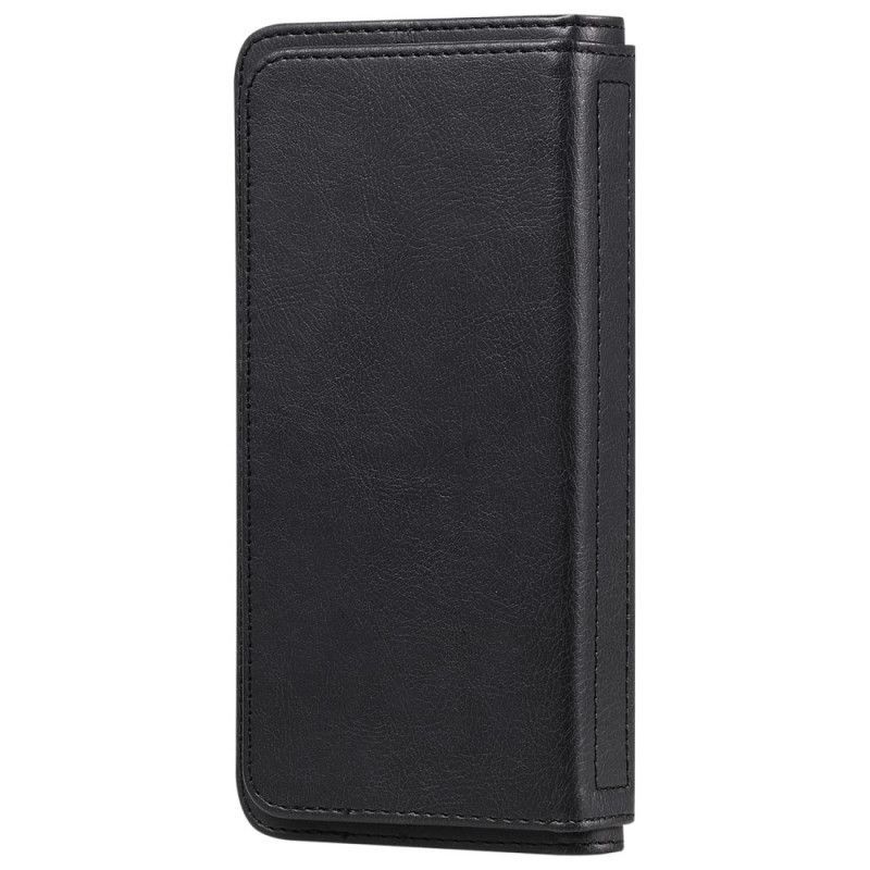 Flipové Pouzdro Iphone 12 / 12 Pro Multifunkční Držáky Na 10 Karet