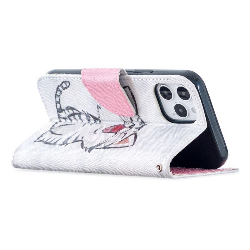 Flipové Pouzdro Iphone 12 / 12 Pro Tanga Kotě