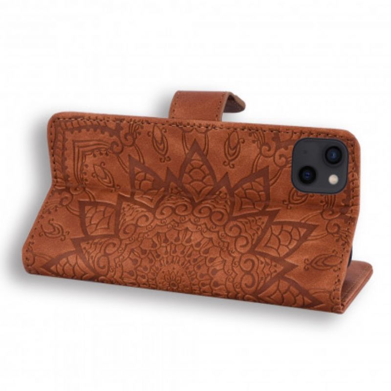 Flipové Pouzdro Iphone 13 Barokní Mandala