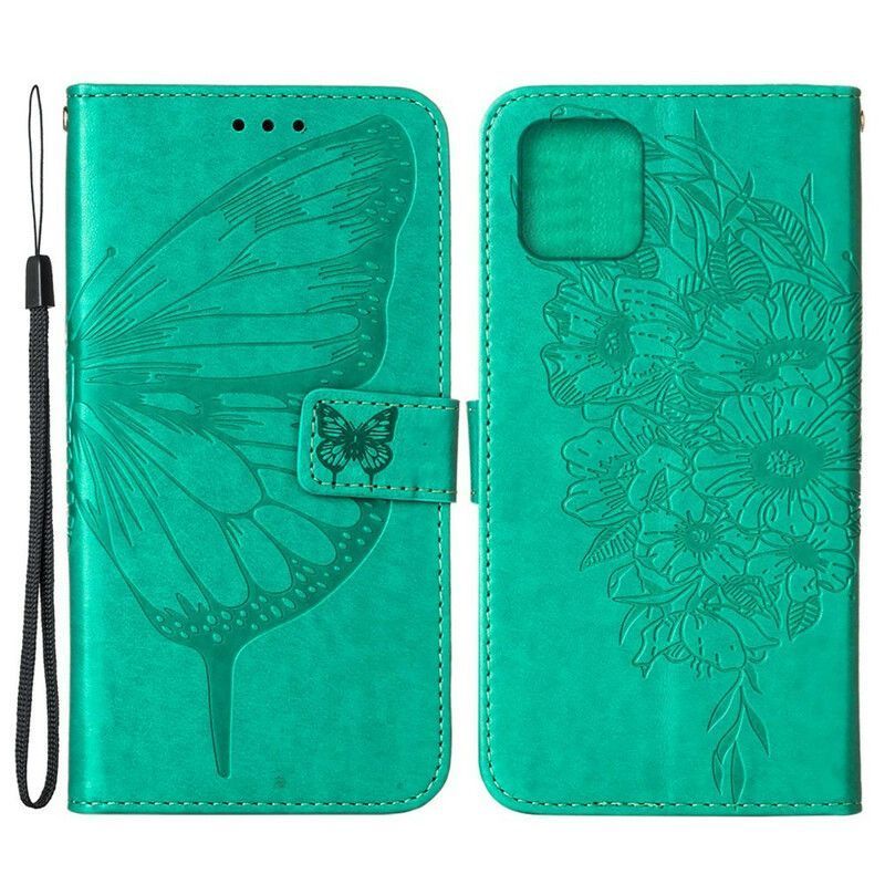 Flipové Pouzdro Iphone 13 Mini Designový Motýl