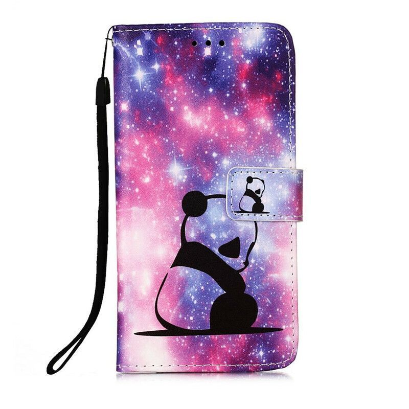 Flipové Pouzdro Iphone 13 Mini Pandí Galaxie
