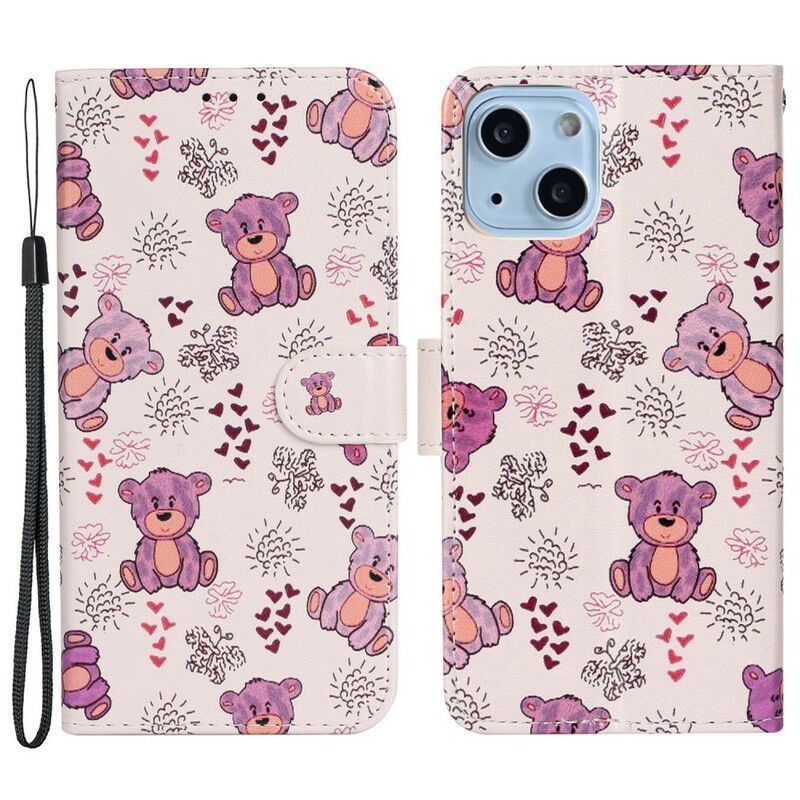 Flipové Pouzdro Iphone 13 Mini Pouze Medvíďata