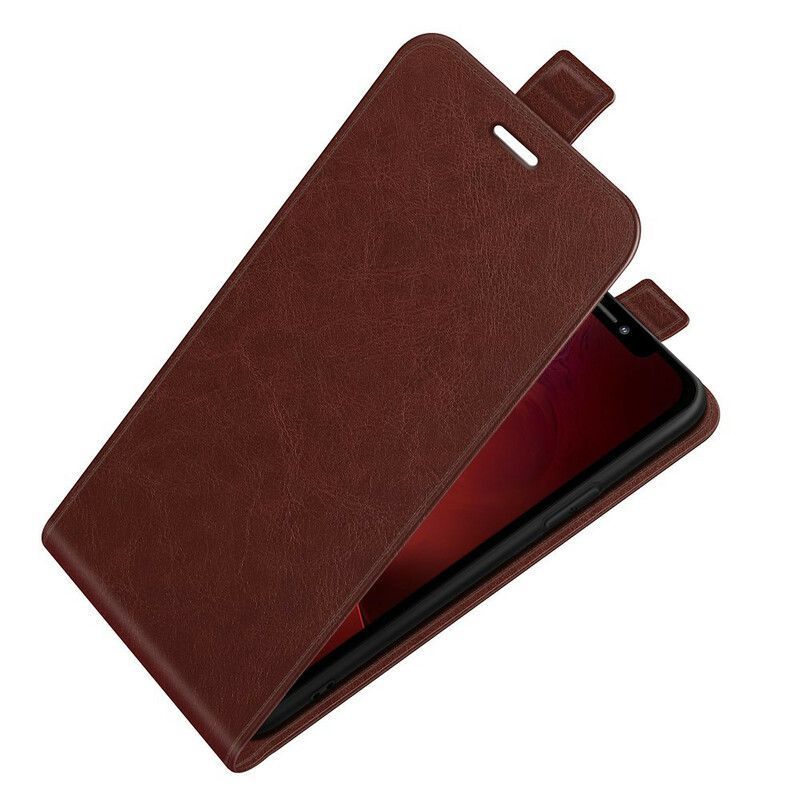 Flipové Pouzdro Iphone 13 Mini Svislá Chlopeň S Koženým Efektem