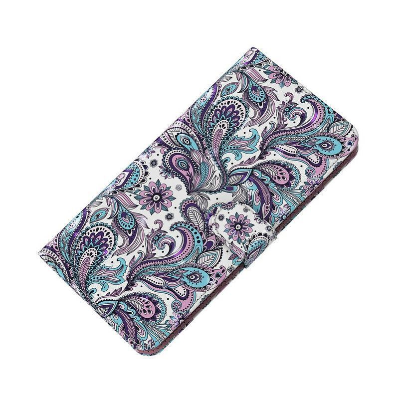 Flipové Pouzdro Iphone 13 Mini Vzorované Květiny