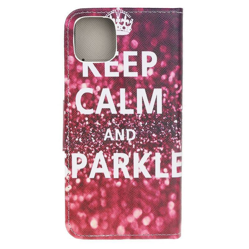 Flipové Pouzdro Iphone 13 Mini Zachovej Klid A Jiskru