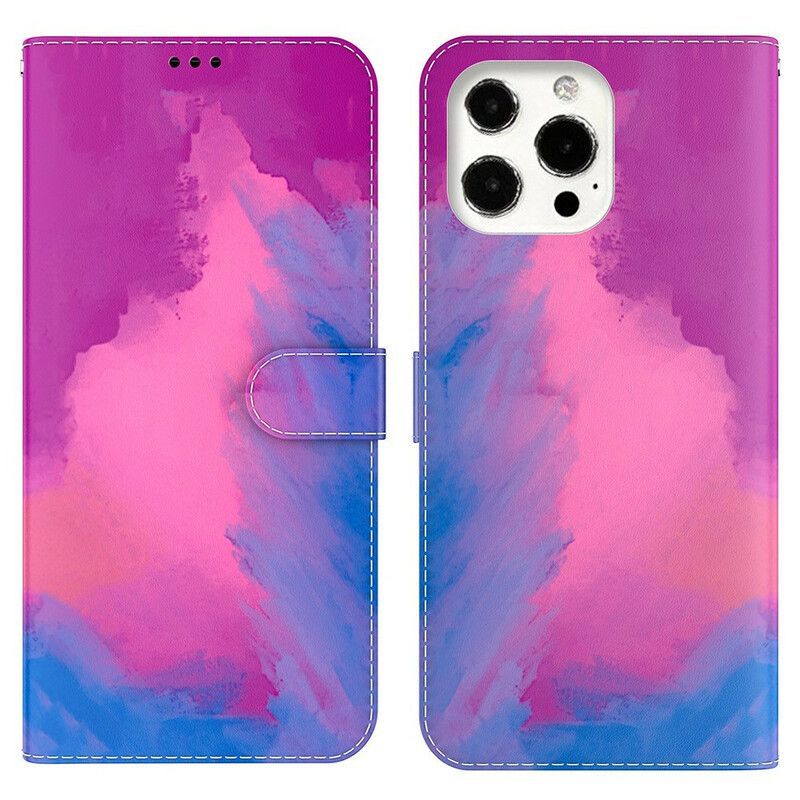 Flipové Pouzdro Iphone 13 Pro Akvarel