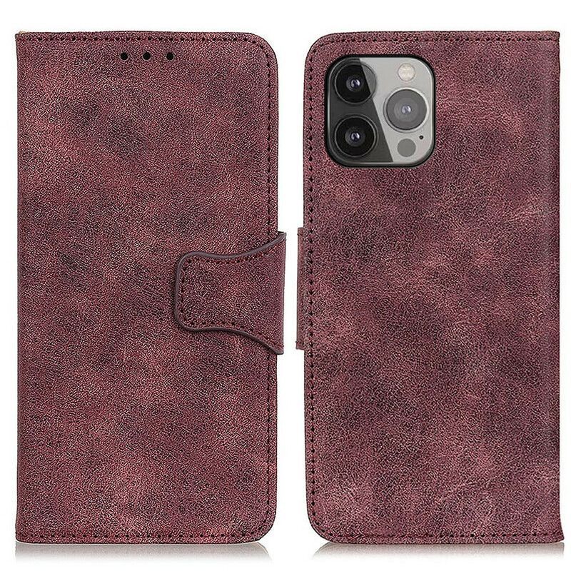 Flipové Pouzdro Iphone 13 Pro Max Stará Oboustranná Magnetická Klapka