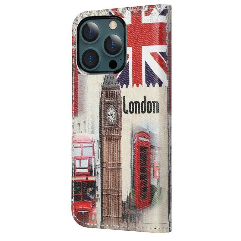 Flipové Pouzdro Iphone 13 Pro Max Život V Londýně