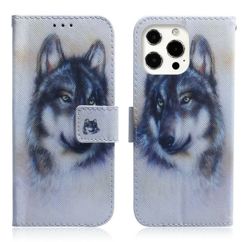 Flipové Pouzdro Iphone 13 Pro Psí Vzhled