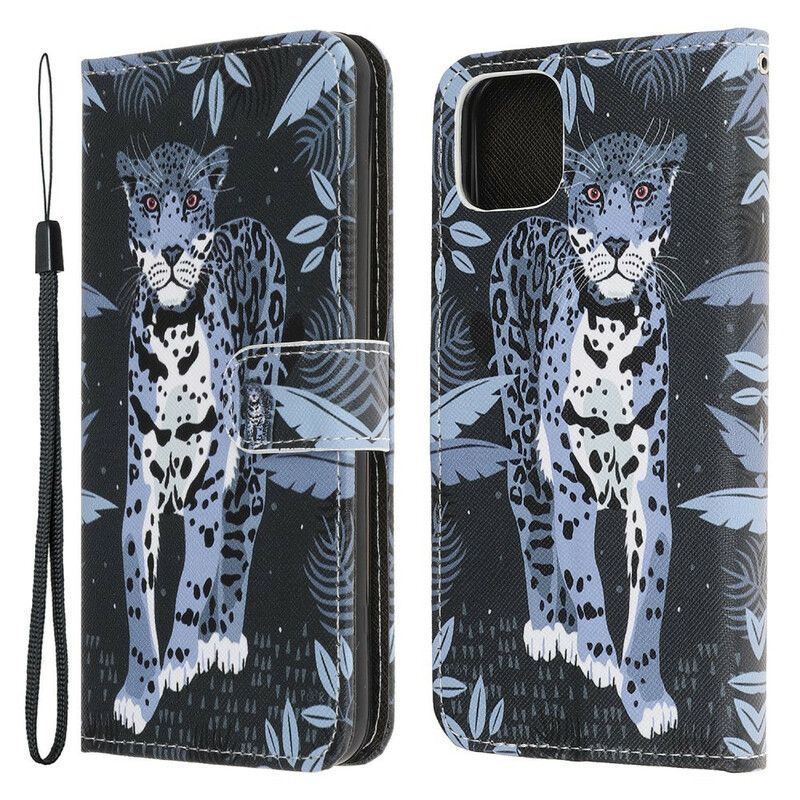 Flipové Pouzdro Iphone 13 Pro Tanga Leoparda