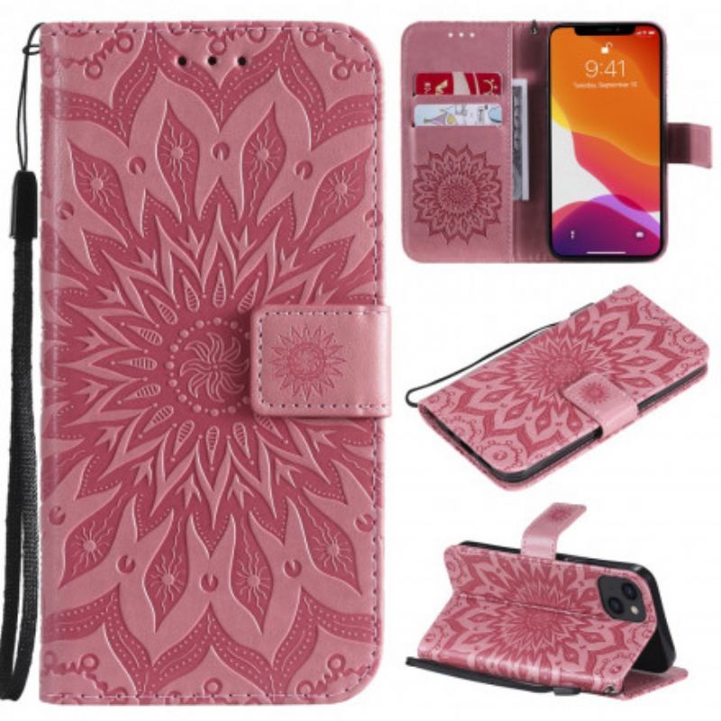 Flipové Pouzdro Iphone 13 Slunečnice