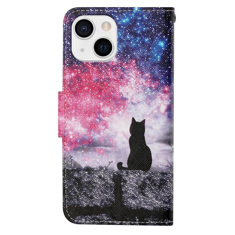 Flipové Pouzdro Iphone 13 Světlík Kat