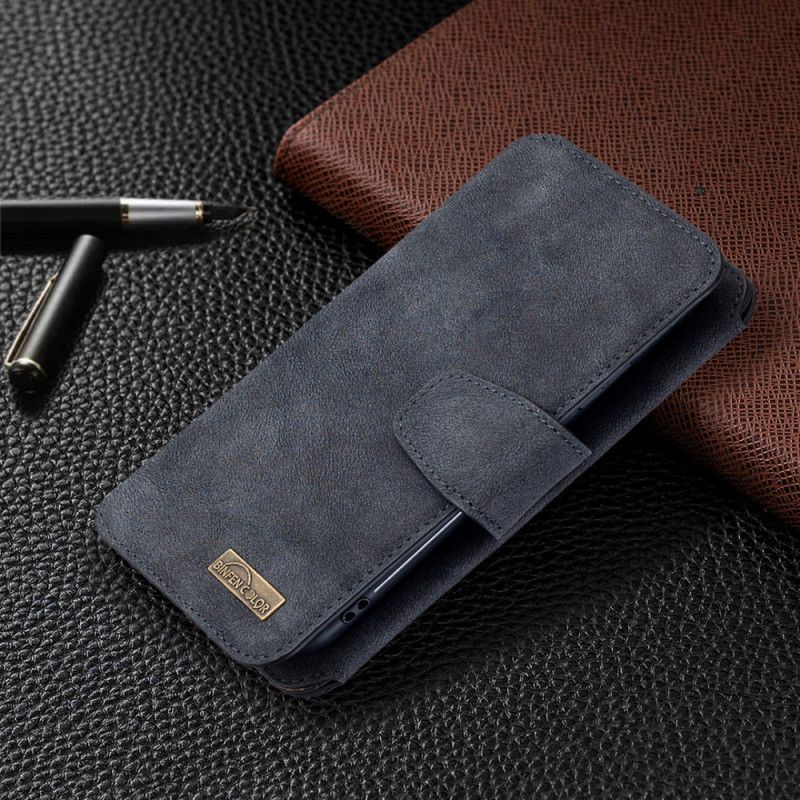 Flipové Pouzdro Iphone X /  XS Odnímatelný Design Trupu Barva Binfen