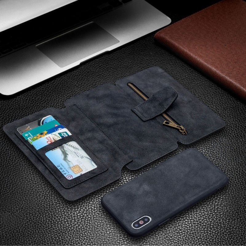 Flipové Pouzdro Iphone X /  XS Odnímatelný Design Trupu Barva Binfen
