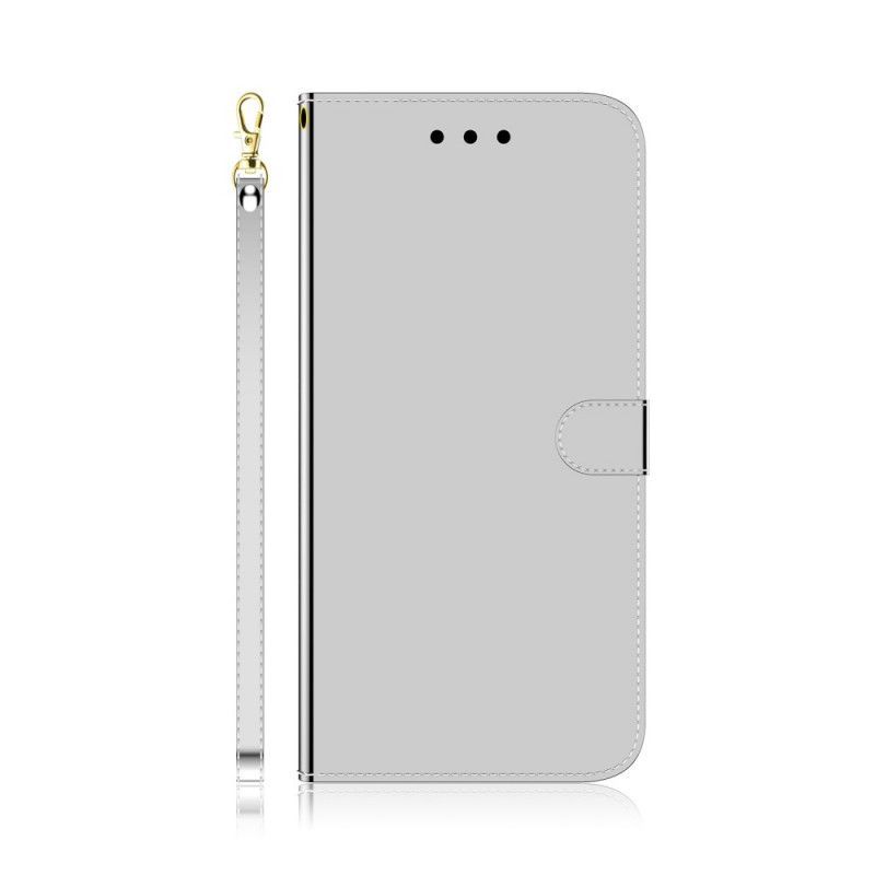 Flipové Pouzdro Iphone Xr Kryt Zrcátka Z Umělé Kůže
