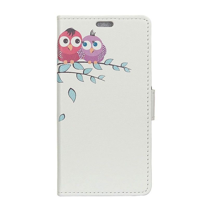 Flipové Pouzdro Iphone Xr Pár Sov Na Stromě