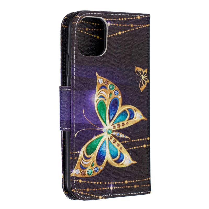 Flipové Pouzdro Na Iphone 11 Úžasní Motýli