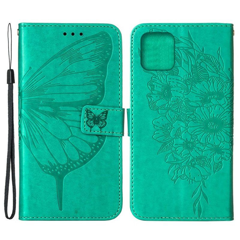 Flipové Pouzdro Na Iphone 13 Design Motýla