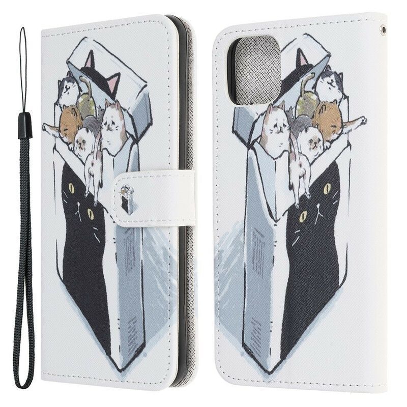 Flipové Pouzdro Na Iphone 13 Mini Doprava Tanga Koček