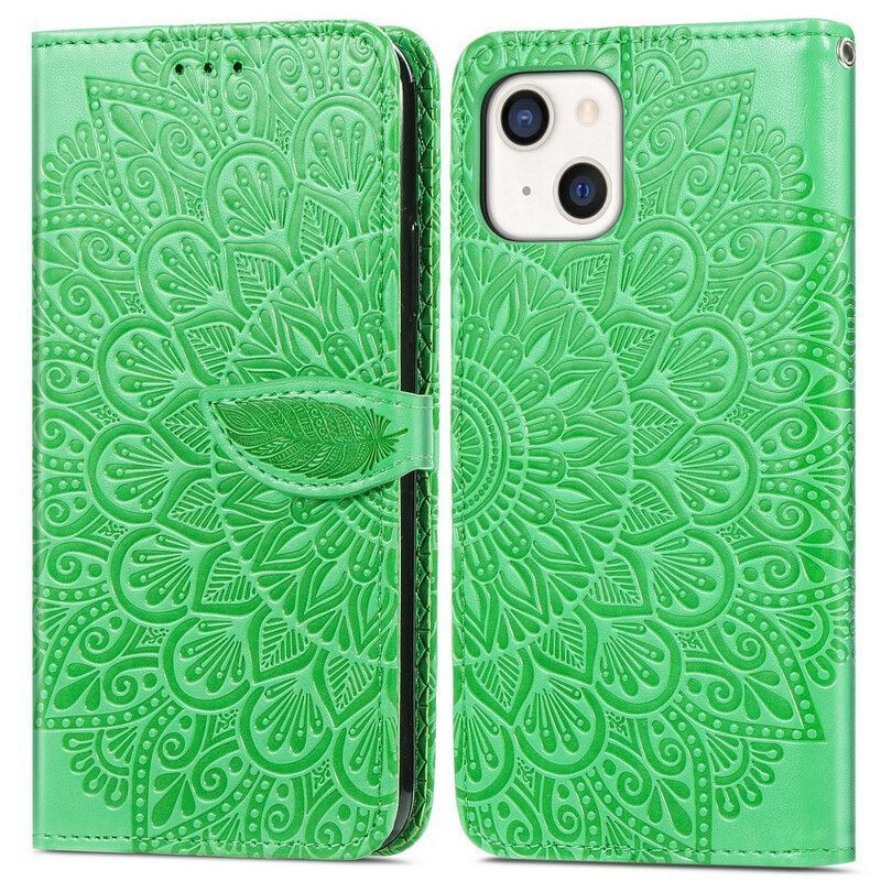 Flipové Pouzdro Na Iphone 13 Mini Kmenové Listy