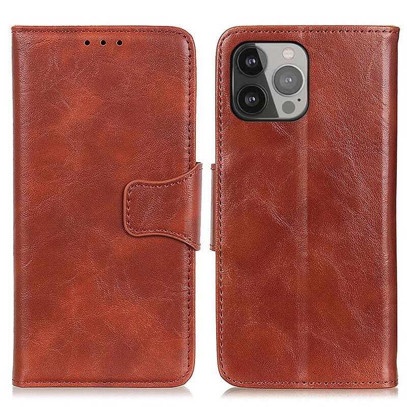 Flipové Pouzdro Na Iphone 13 Pro Max Oboustranná Magnetická Klapka