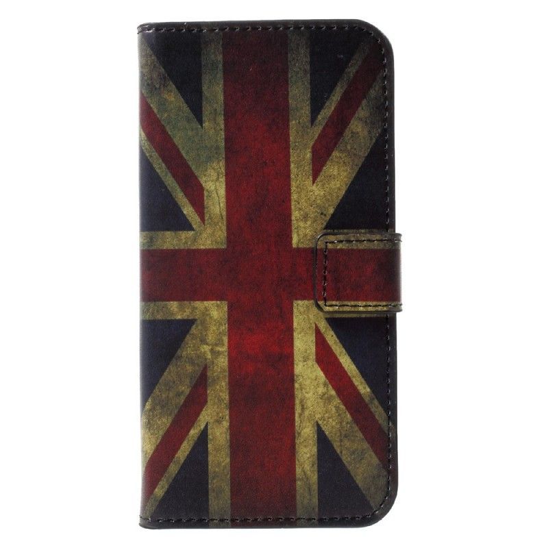Flipové Pouzdro Na Iphone X Anglická Vlajka