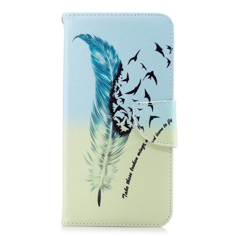 Flipové Pouzdro Na Iphone  XS Max Naučte Se Létat