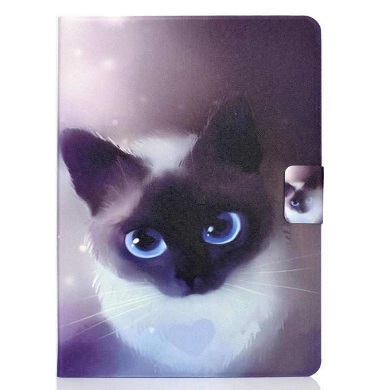 Ipad Air Cover 109" (2020) Kočka S Modrýma Očima