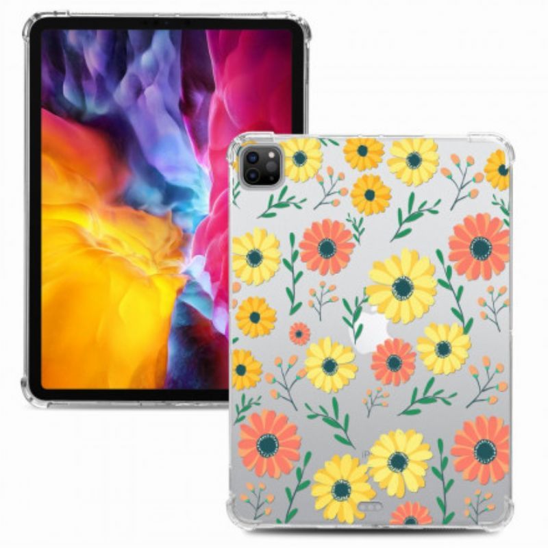Ipad Pro 11" Pouzdro (2021) (2020) (2018) Flexibilní Květiny