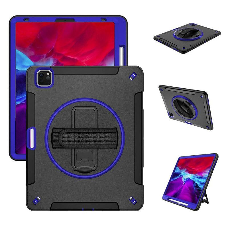 Ipad Pro 129" (2021) (2020) (2018) Hybridní Pouzdro S Ramenním Popruhem
