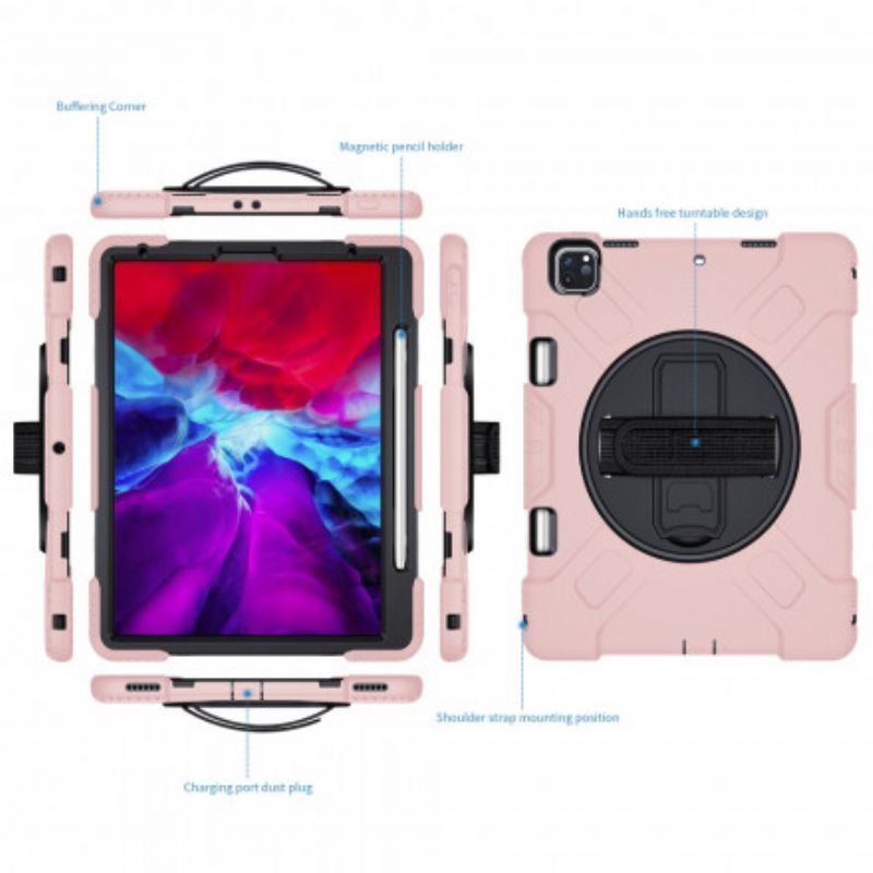 Ipad Pro 129" Pouzdro (2021) (2020) (2018) Držák Popruhu