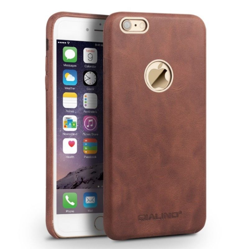 Iphone 6 Plus/6s Plus Pouzdro Z Pravé Kůže - Qialino