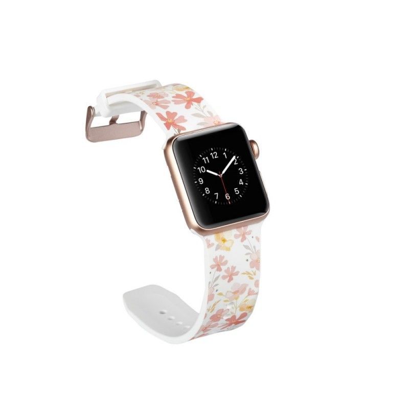 Jablečný Řemínek K Hodinkám 40/38 mm Elegantní Květiny