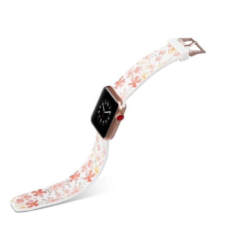 Jablečný Řemínek K Hodinkám 40/38 mm Elegantní Květiny