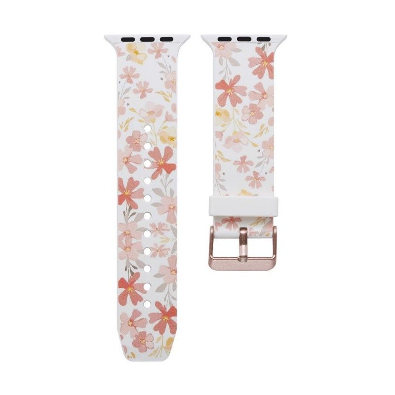 Jablečný Řemínek K Hodinkám 40/38 mm Elegantní Květiny