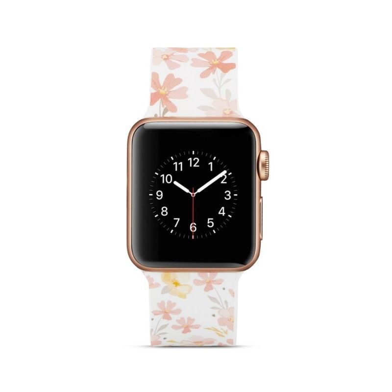 Jablečný Řemínek K Hodinkám 40/38 mm Elegantní Květiny
