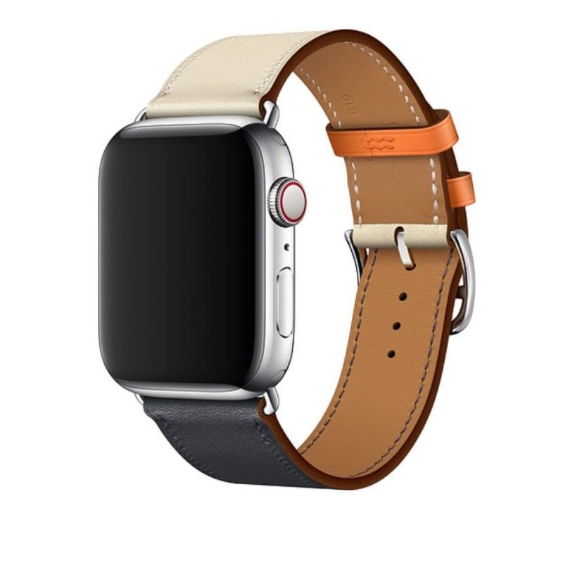 Jablečný Řemínek Na Hodinky 44/42 mm Kožené Světlé Barvy