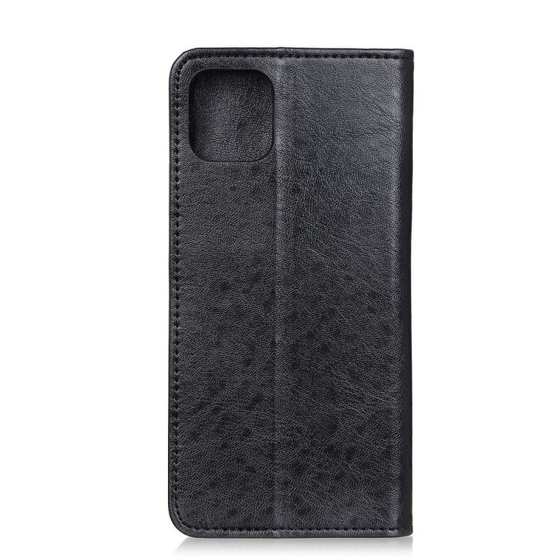 Kožené Pouzdro Folio Iphone 12 Pro Max Elegantní Štípenka