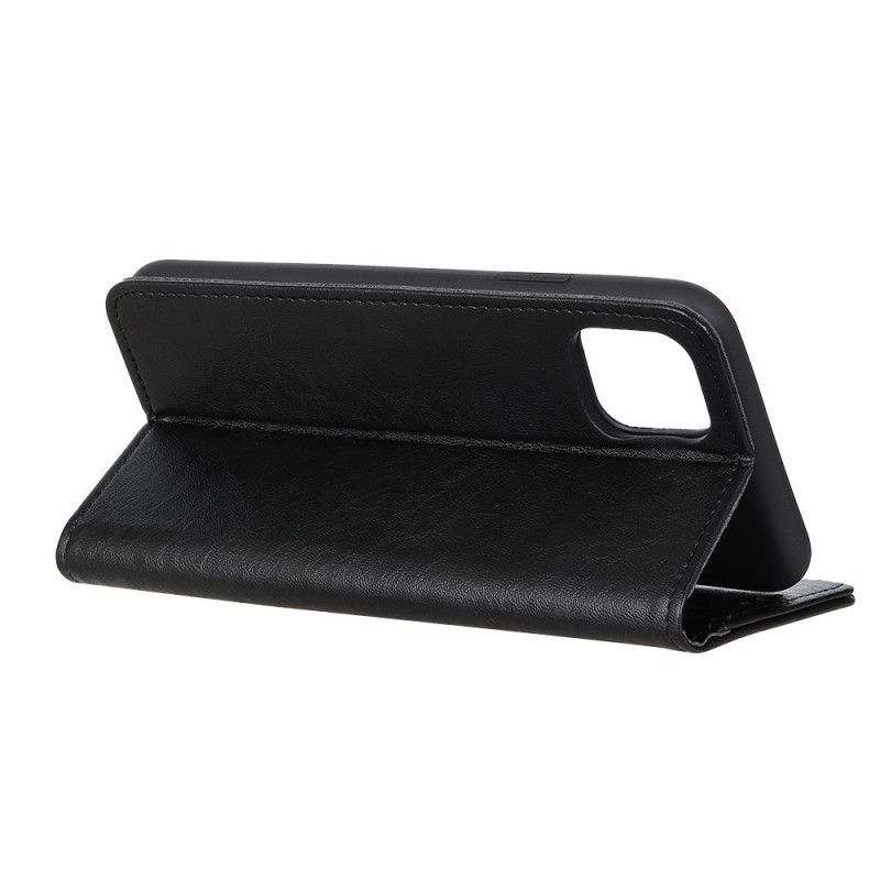 Kožené Pouzdro Folio Iphone 12 Pro Max Elegantní Štípenka