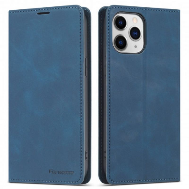 Kožené Pouzdro Folio Iphone 13 Forwenw Kožený Efekt