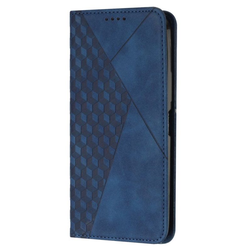 Kožené Pouzdro Folio iPhone 16 Plus Diamantový Vzor