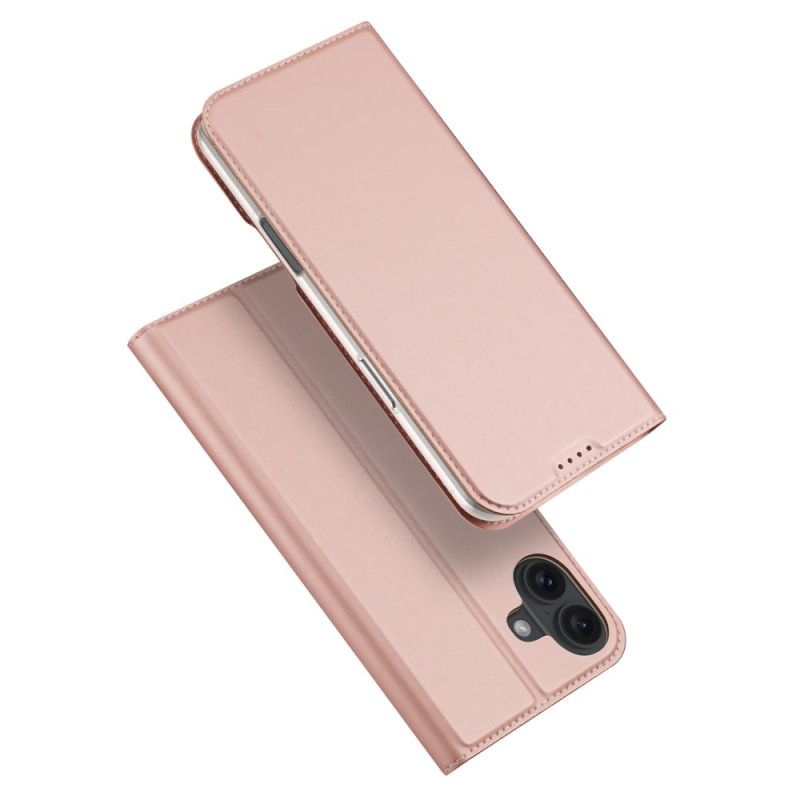 Kožené Pouzdro Folio iPhone 16 Skin Pro Series Dux Ducis